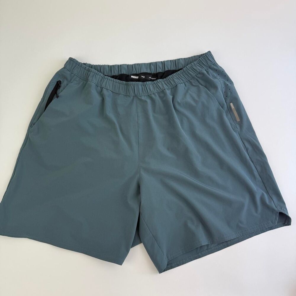 Active-basics Men's Blue and Green Shorts L